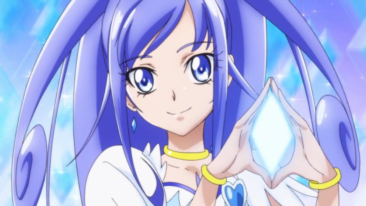 Wanted to do more appreciation to underrated cure’s to spread more positivity

Some Cure Diamond appreciation because I never see much love of her… she is my 2nd fav Doki Doki cure and honestly I love her design and vibes 💙🔷