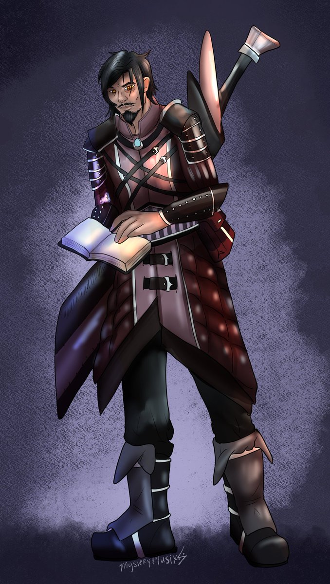 A #human #fighter for a #curseofstrahd campaign for #dnd5e !

#horror #dnd #dndoc #commissionart #commission #commissionopen