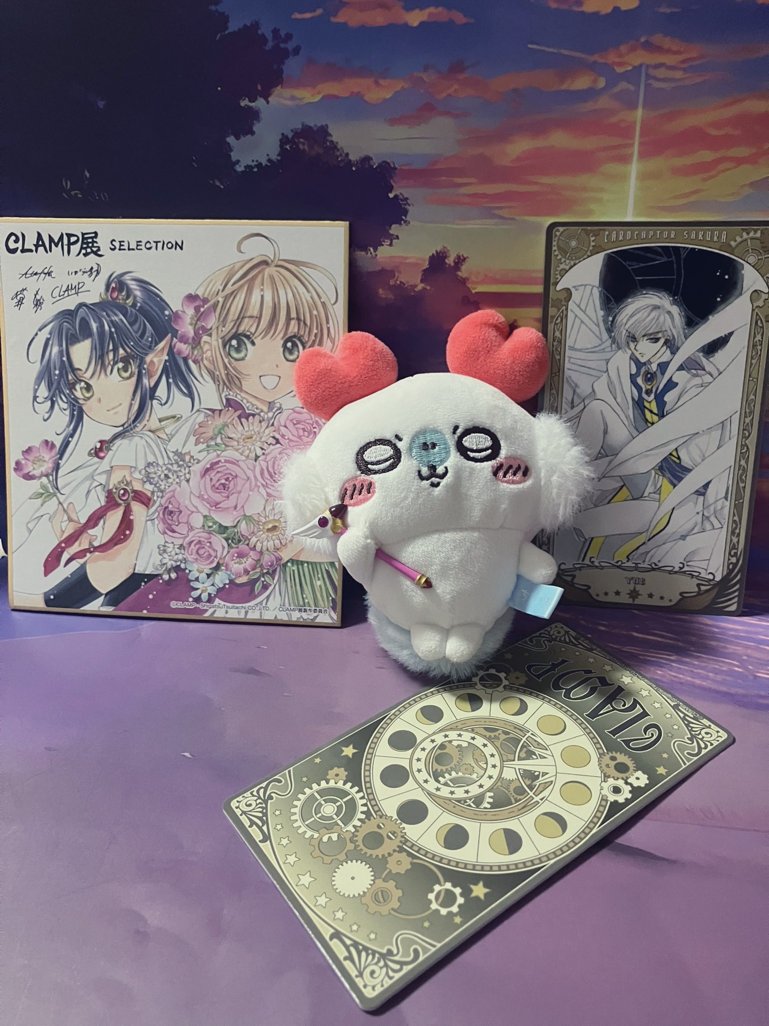 【1/17まで出品】 Clamp展　さくら　グッズセット フィギュア専門店 -ソダチトイズ / CLAMP展記念 カード