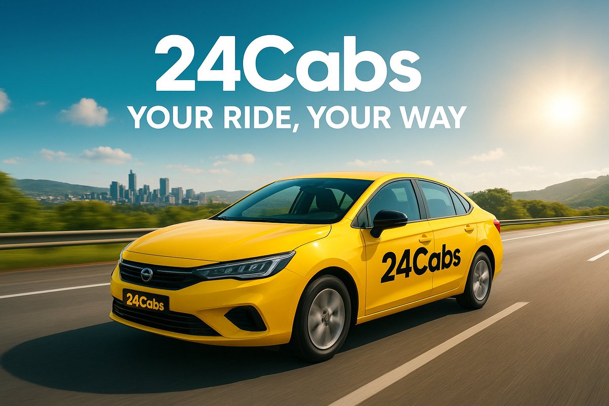 24cabs07's tweet photo. 🚖 Travel Smarter with 24Cabs!
✨ Affordable fares | 🚗 Clean &amp; Comfortable Rides | 📍 Anywhere, Anytime

✅ Outstation | ✅ One-Way | ✅ Round Trip | ✅ Airport Transfers

🌐 https://t.co/rn7mRa9Yvk | 📞 +91 9793932611

#24Cabs #TaxiService #OutstationCabs #TravelIndia https://t.co/DqjhjTZqc1