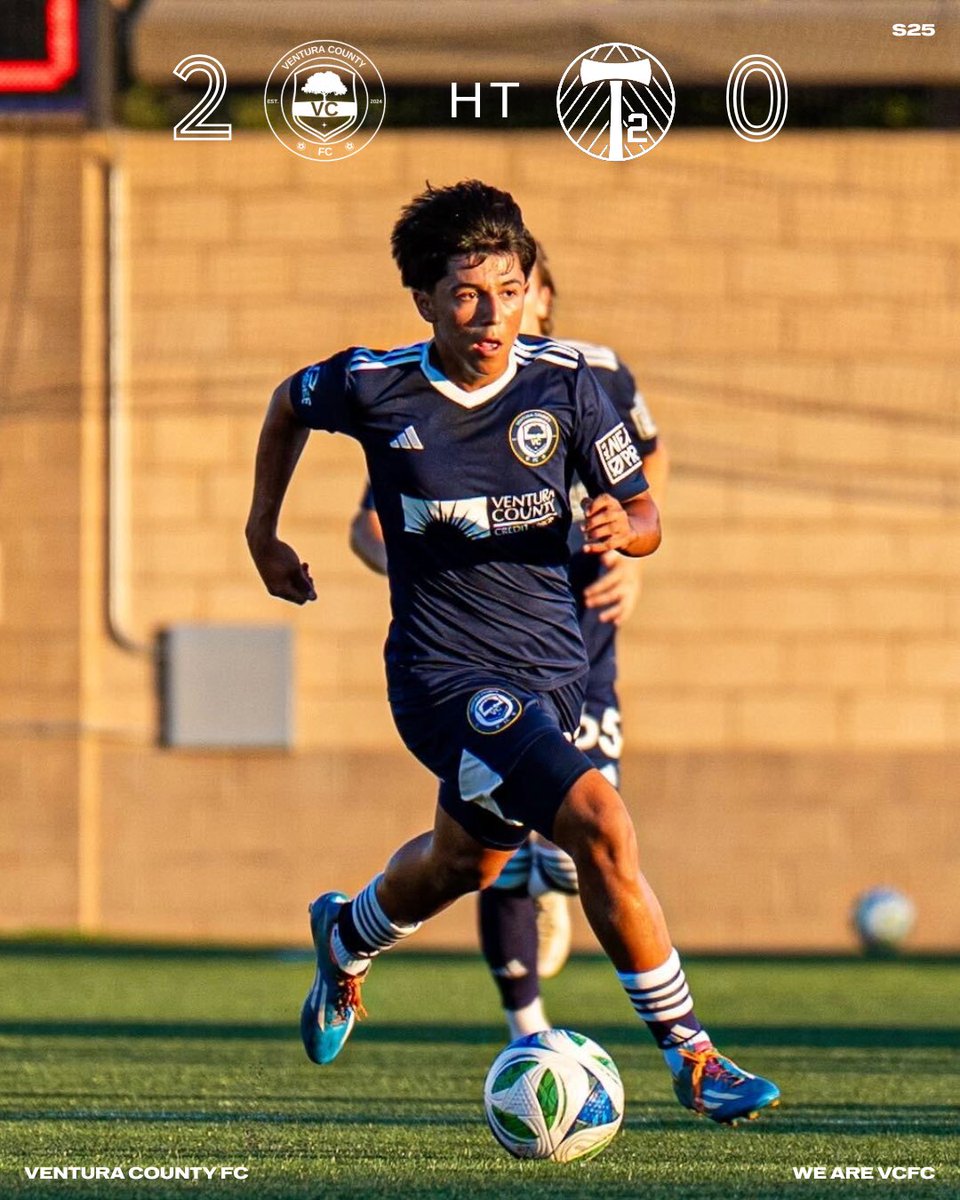 Halftime score. 🙌