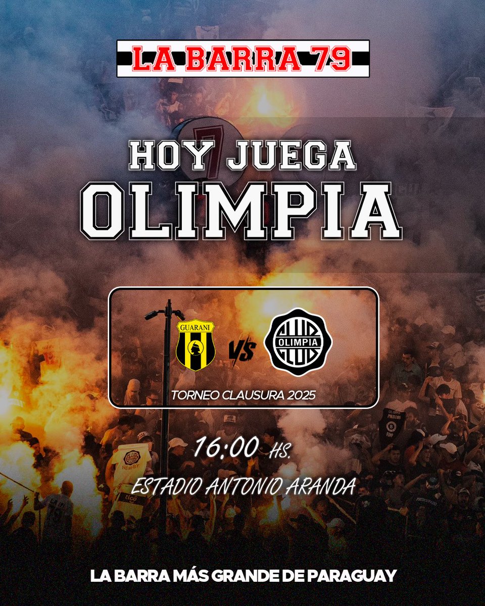 Vamos los franjeados ponga huevo y de un paso al frente 🎶

HOY JUEGA EL CAMPEÓN DEL MUNDO 🏆

#LaBarra79 #La79