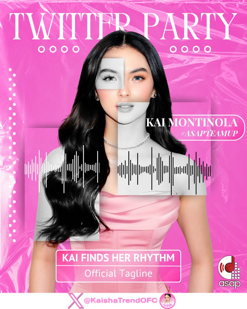 TEAM KAI TRENDSETTER ๐ธ (@kaishatrendofc) on Twitter photo ๐๐๐ ๐๐๐๐๐๐๐ ๐๐ ๐๐๐๐
Kai Montinola will once again bring her energy and charm to the ASAP stage, dancing alongside the PBB Gen 11 Big Four and Collab Big Four! She will embrace every beat, move with confidence, and show us how she continues to grow and find her ๐๐๐ ๐๐๐๐๐๐๐ ๐๐ ๐๐๐๐
Kai Montinola will once again bring her energy and charm to the ASAP stage, dancing alongside the PBB Gen 11 Big Four and Collab Big Four! She will embrace every beat, move with confidence, and show us how she continues to grow and find her
