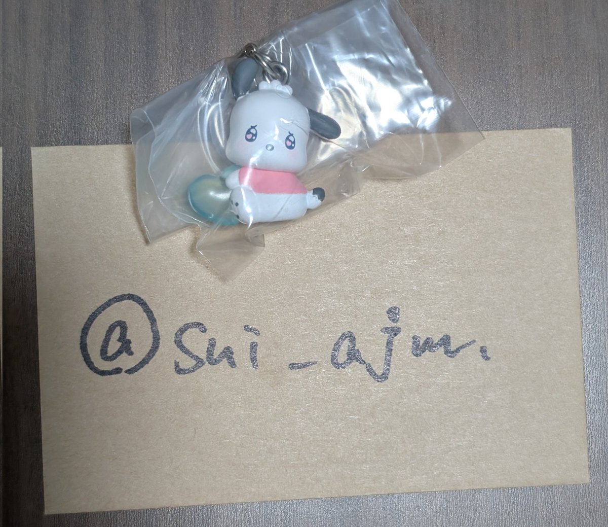 sui_ajm's tweet photo. 【交換】サンリオ サンリオキャラクターズ めじるしアクセサリー エモきゅん パステルカラーver. ガチャガチャ カプセルトイ

譲: ポチャッコ 

求: 同種（異種）シナモロール

その他ガチャガチャのシナモロールもお求めの物ございますのでお気軽にお声がけください🍀

郵送交換のみ📮 https://t.co/jjHN1fW9Tl