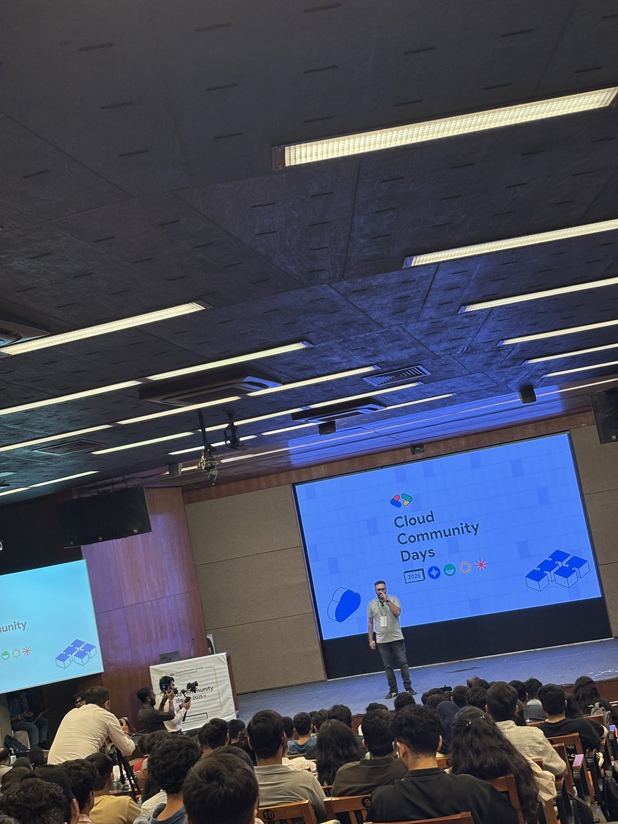 vishalnai56's tweet image. Welcome Keynote by @harshcrop 

#GccdAhm25 #GCCDIndia2025 #GoogleCloud #Ahmedabad #GDGCloudAhmedabad