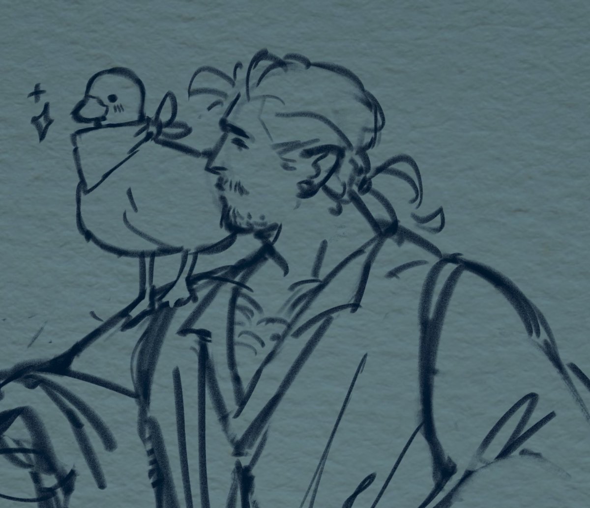 wanted to introduce you to my new pc abernathy and his prized duck, duchess