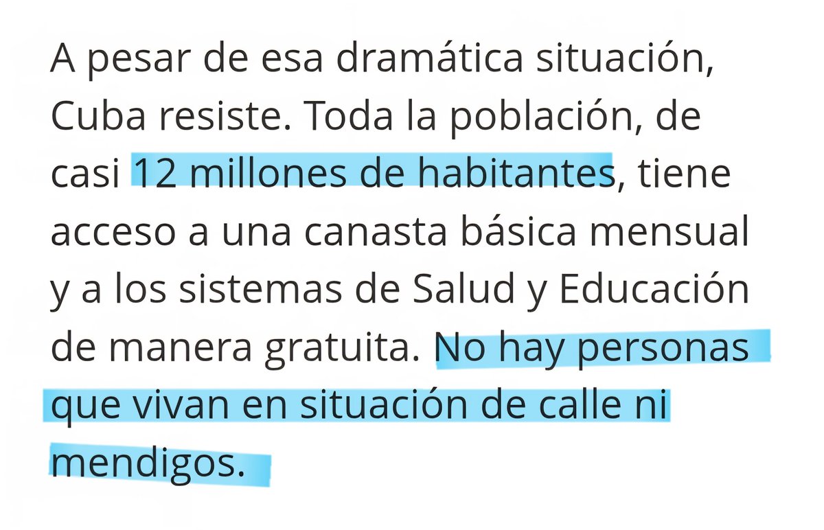 Según el sinvergüenza y mentiroso patológico Frei Betto, en #Cuba en 2021 no había mendigos ni personas viviendo en la calle. 
¿Sabrá explicar cómo en 4 años la población de la isla disminuyó en 3 millones? 🤣
<a href="/Granma_Digital/">Periódico Granma</a>