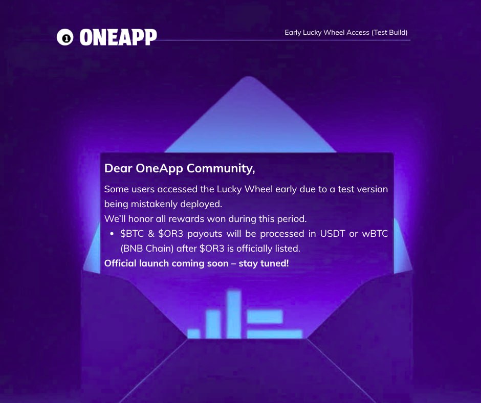 Aadhya0098's tweet image. 🪂 OneApp Airdrop 🤑

⛏️ Mine every 4hrs &amp;amp; earn points
🎯 Complete social tasks = More rewards
📅 TGE in 2 weeks

Join now 👉 web3.oneapp.global/referral?refCo…

🇮🇳 Community: t.me/OneAppIndia

#Airdrop #Crypto #OneApp #Mining #Pi #LINEA