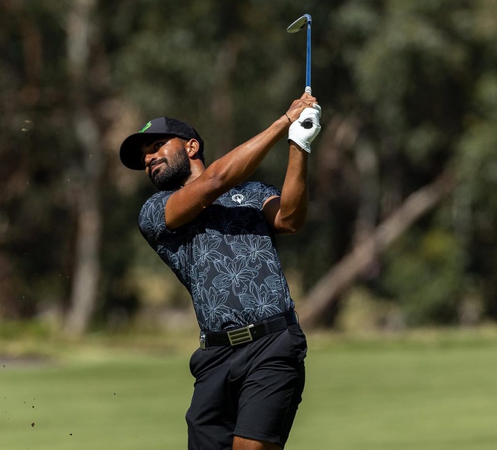 Dead Solid Perfect🎙️ (@deadsolidp) on Twitter photo Shubham Jaglan fires a bogey-free 6-under 64 to jump 23 spots into T-3 at 14-under, 5 back of leader Michael Brennan heading into the final round.
Just his 4th start on <a href="/PGATOURAmericas/">PGA TOUR Americas</a> since earning his card last month. Shubham Jaglan fires a bogey-free 6-under 64 to jump 23 spots into T-3 at 14-under, 5 back of leader Michael Brennan heading into the final round.
Just his 4th start on <a href="/PGATOURAmericas/">PGA TOUR Americas</a> since earning his card last month.