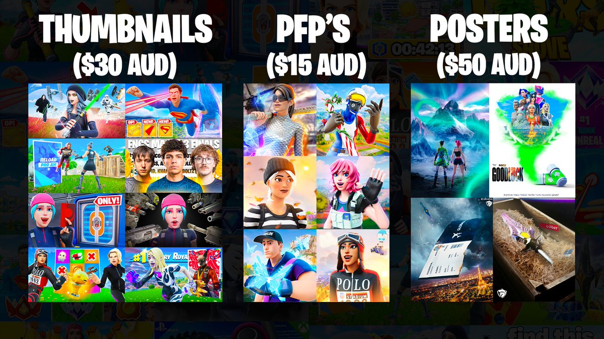 TotallyDZN's tweet image. Hey! I am Totally, and I am a Fortnite Designer 😄

My commissions are open, so if you are after any work send me a message 📩

#Fortnite #FortniteArt #chapter6season4