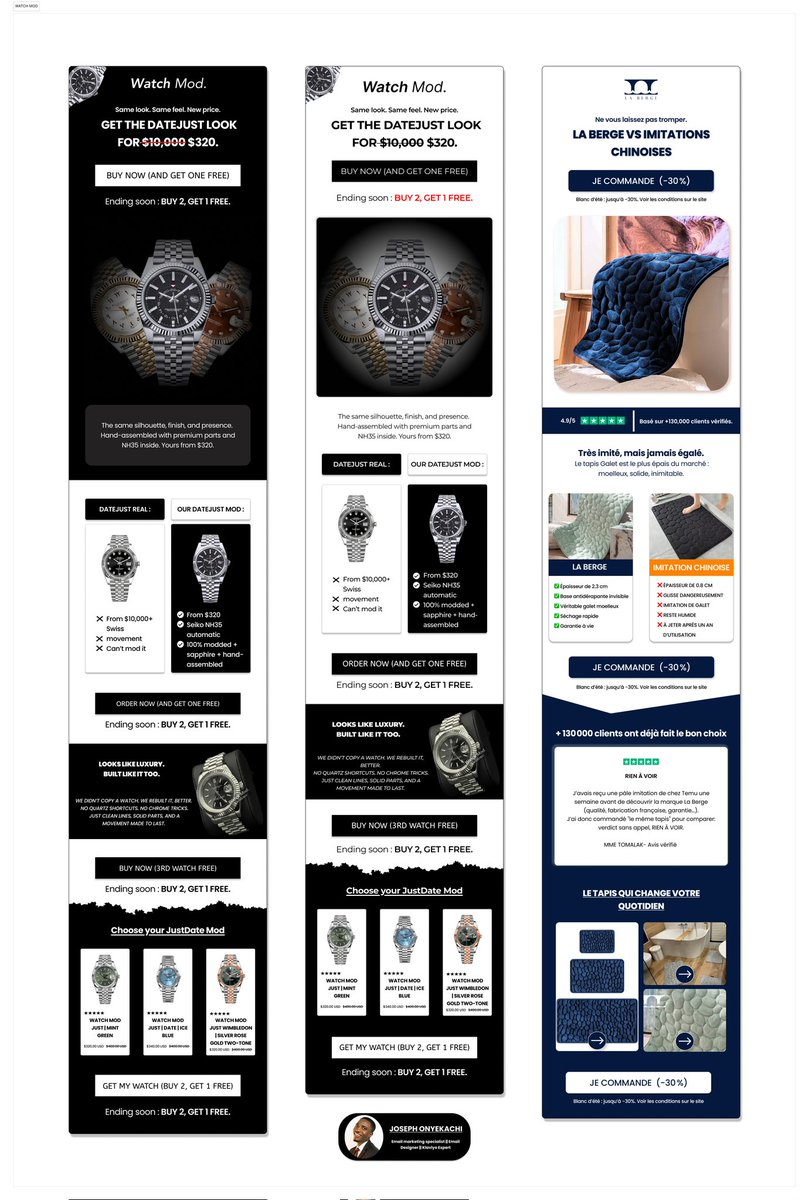 Been a minute since I shared my work here 👋
So, here’s a fresh, clean email design to remind you that great emails don’t just sell — they connect.

Minimal. Responsive. Conversion-focused.
Because your subscribers deserve more than a boring inbox scroll.
 #EmailDesign #Klaviyo