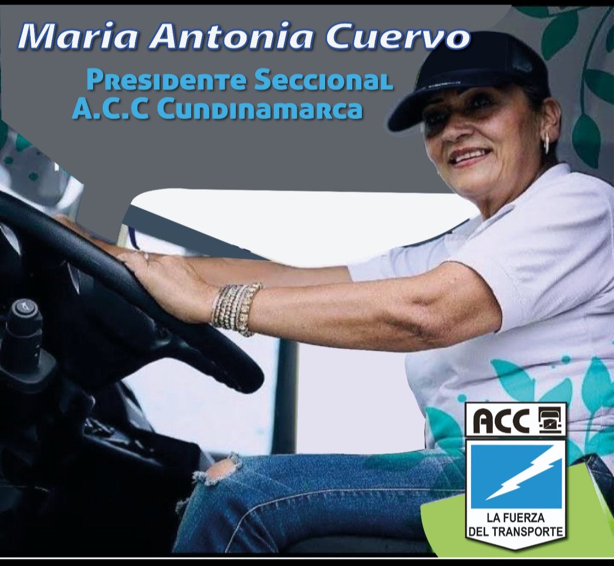 Desde la FAMILIA <a href="/ACC_camioneros/">ACC Camioneros (oficial)</a> Agradecemos las innumerables expresiones de solidaridad y acompañamiento de los compañeros de otras agremiaciones, ante la inesperada partida de nuestra amiga y presidente Seccional ACC Cundinamarca, MARIA ANTONIA CUERVO
Dios les compense tan