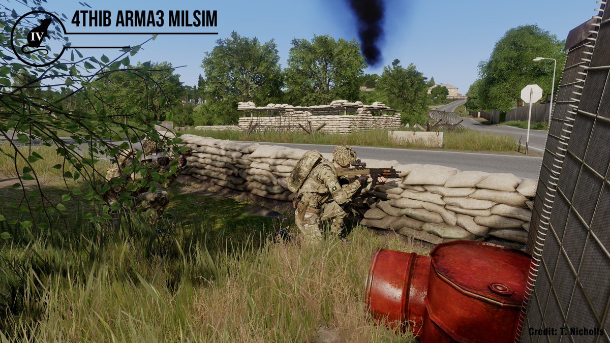 Members of 7 Platoon, 2 Section exploit a vital opening  to create a break in for the rest of the platoon, allowing C COY to achieve their objective!

Get Involved: 4thib.co.uk/joinus.php

#Arma3 #MilSim <a href="/ArmaPlatform/">Arma Platform</a>