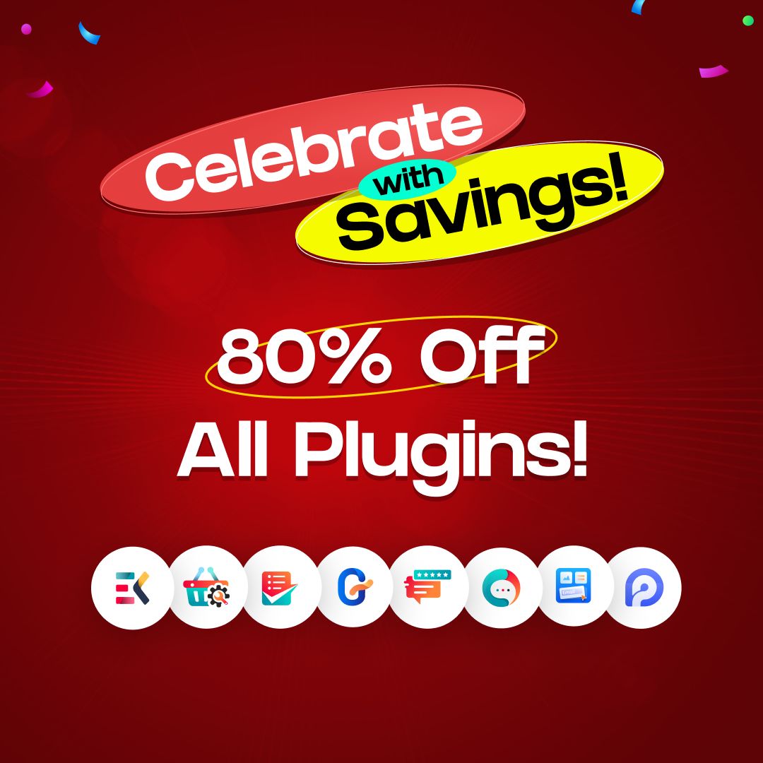 Our WordPress Birthday Bash is here with up to 80% OFF on all your favourite plugins! 📅 Hurry! This birthday bash ends soon!
👉 wpmet.com/deals/
#WordPress #BirthdaySale #Wpmet #Plugins #Deals