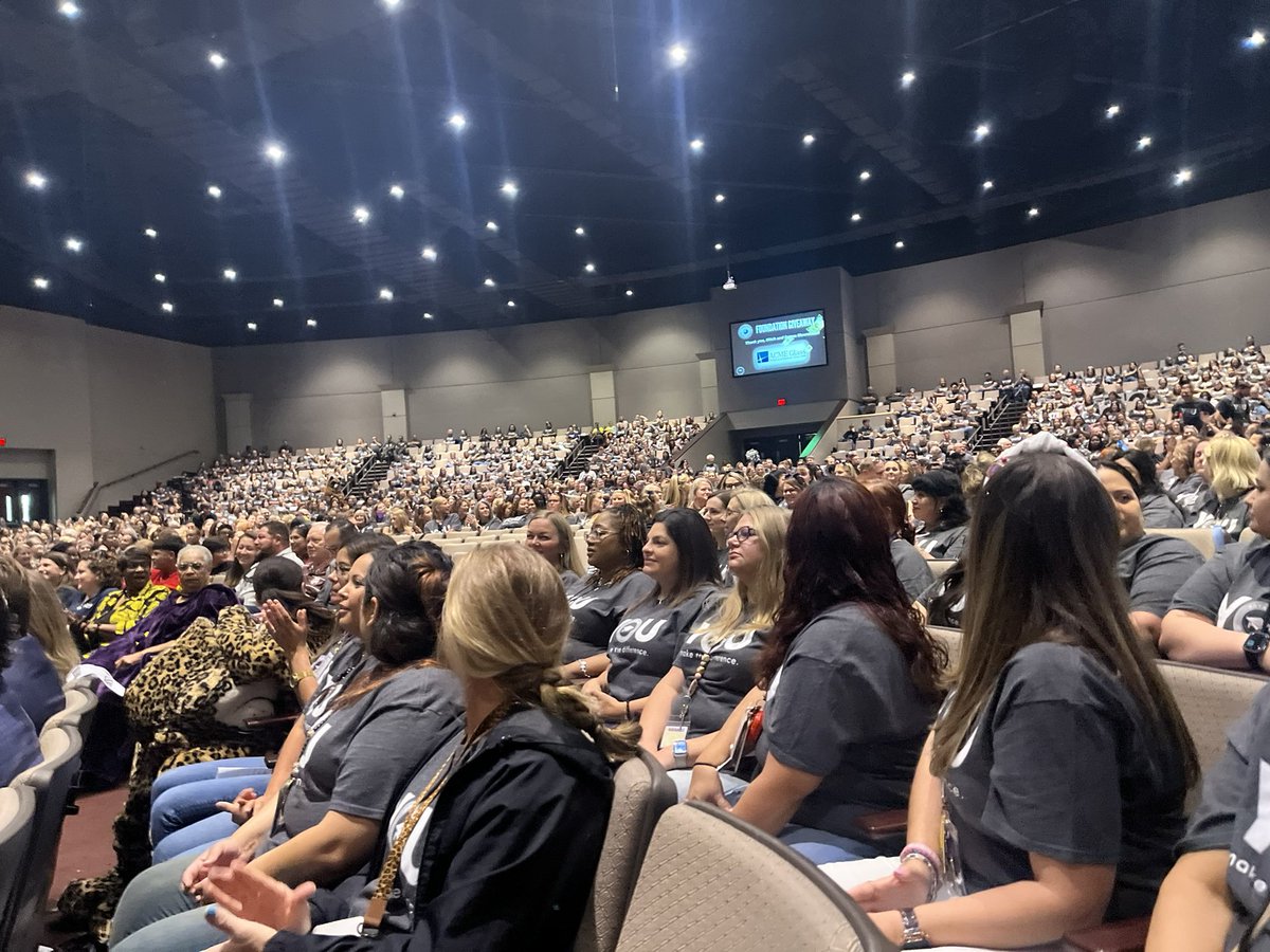 I’m starting school year #4 in Bryan ISD. We had a wonderful Convocation Friday morning. It was great to see all our staff and teachers together as well as our amazing students! <a href="/BryanISD/">Bryan ISD</a> Thanks <a href="/KBTXNews/">KBTX News</a> for covering it.