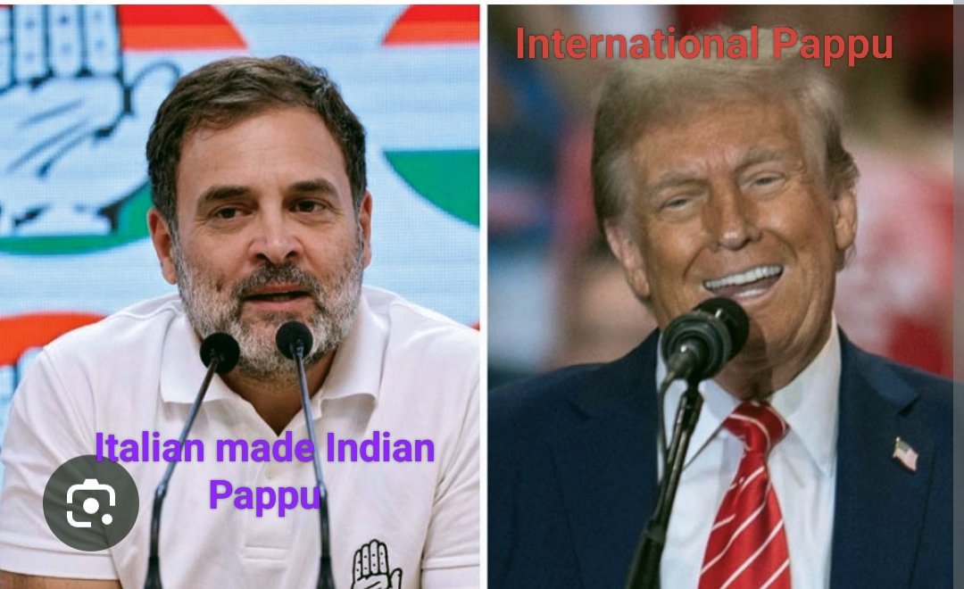 BAShiningStar's tweet photo. We are glad to have the international version of our national Pappu.

Thank you America!
@realDonaldTrump 
#Internationalpappu https://t.co/EiYm6eQK5X