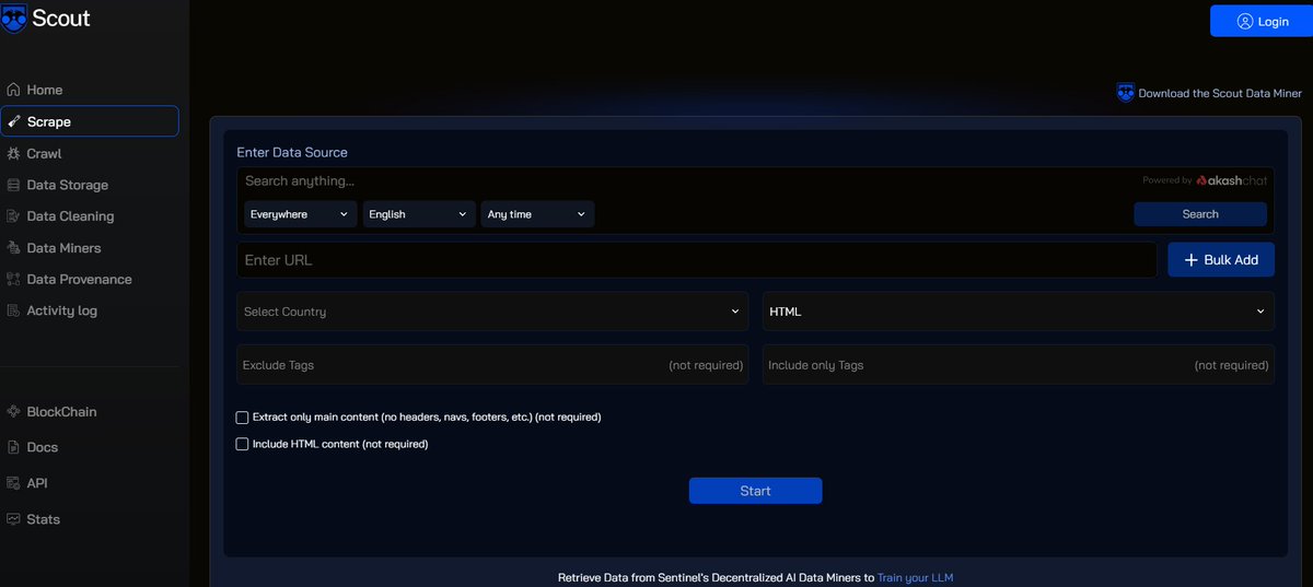 Sentinel - The Layer 1 for DePin Bandwidth (@sentineldvpn) on Twitter photo Sentinel is decentralizing the data scraping industry and has the first working product which is already being used by AI agents. Sentinel is all about P2P bandwidth, that is dVPN + data scraping. 
scout.sentinel.co 
Its only Sentinel and <a href="/grass/">Grass</a> in the AI data layer Sentinel is decentralizing the data scraping industry and has the first working product which is already being used by AI agents. Sentinel is all about P2P bandwidth, that is dVPN + data scraping. 
scout.sentinel.co 
Its only Sentinel and <a href="/grass/">Grass</a> in the AI data layer
