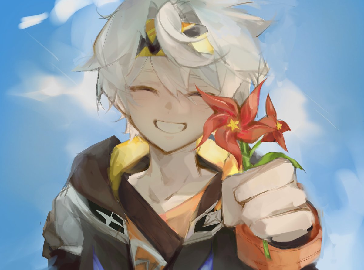 uuu_2174's tweet image. my shayla..😭😭 #bennett #GenshinImpact #art