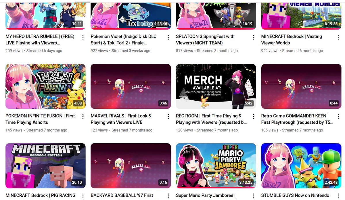 Lightgazer (@lightgazeryt) on Twitter photo i looked at 4 channels, <a href="/SnapClickKat/">SnapClickKat 🌈</a> , myself, <a href="/ClaireLockhart8/">Lightning Farron</a> and <a href="/Azalea22Gamer/">🎮 Azalea22 🎮 #Roadto23KSubs on YouTube!🌸😊🙏</a> . strangely enough - the only person whose streams and videos who weren't hidden was lightning's. and <a href="/Azalea22Gamer/">🎮 Azalea22 🎮 #Roadto23KSubs on YouTube!🌸😊🙏</a> is live right now! gues what was being hidden :/ i looked at 4 channels, <a href="/SnapClickKat/">SnapClickKat 🌈</a> , myself, <a href="/ClaireLockhart8/">Lightning Farron</a> and <a href="/Azalea22Gamer/">🎮 Azalea22 🎮 #Roadto23KSubs on YouTube!🌸😊🙏</a> . strangely enough - the only person whose streams and videos who weren't hidden was lightning's. and <a href="/Azalea22Gamer/">🎮 Azalea22 🎮 #Roadto23KSubs on YouTube!🌸😊🙏</a> is live right now! gues what was being hidden :/