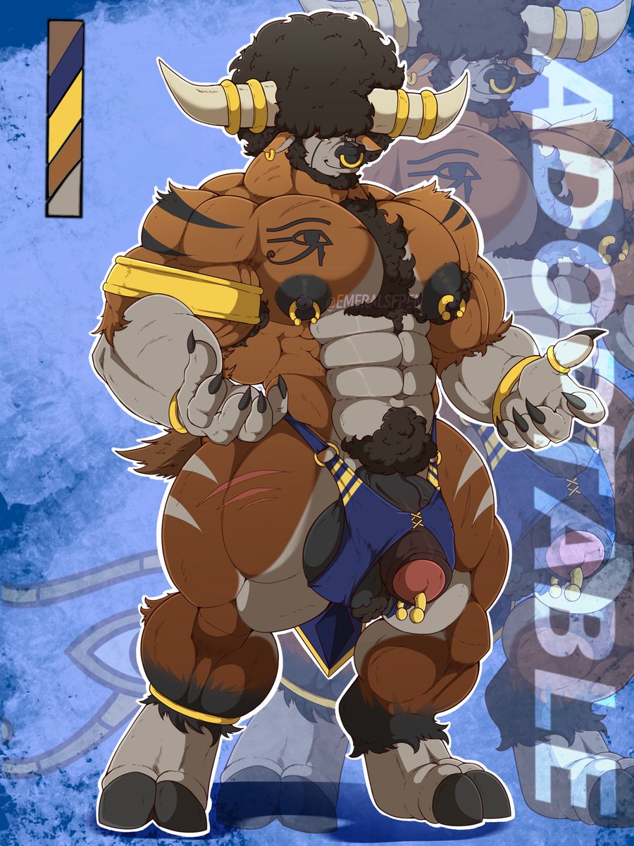 ✨ADOPTABLE AVAILABLE✨

Look at this pharaoh, just bow down to him and wait for what's coming.⚱️🪝

✨AUCTION STARTS AT $20✨

AUCTION LINK IN FIRST COMMENT👇🏻

#furry #bara #furryAdopt #furrybara #pokemon #bouffalant #bouffalantadopt #pokeadopt #pokemonadopt #adoptable