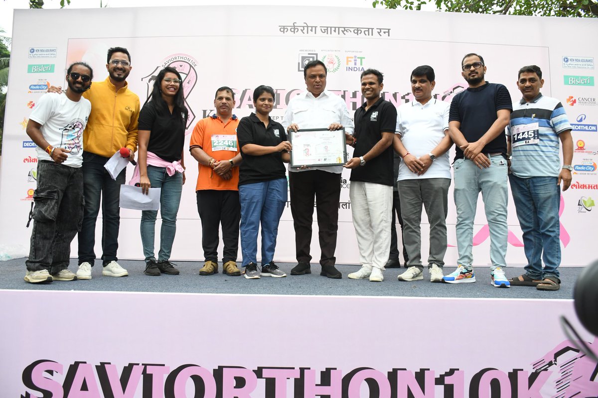 ShelarAshish's tweet photo. Glad to join the Saviorthon 10K Run, a commendable initiative raising awareness on cancer prevention and celebrating the courage of survivors.

Gratitude to the organisers and participants for supporting a cause that can touch millions of lives.

#AshishShelar https://t.co/HqYmXgRCaD