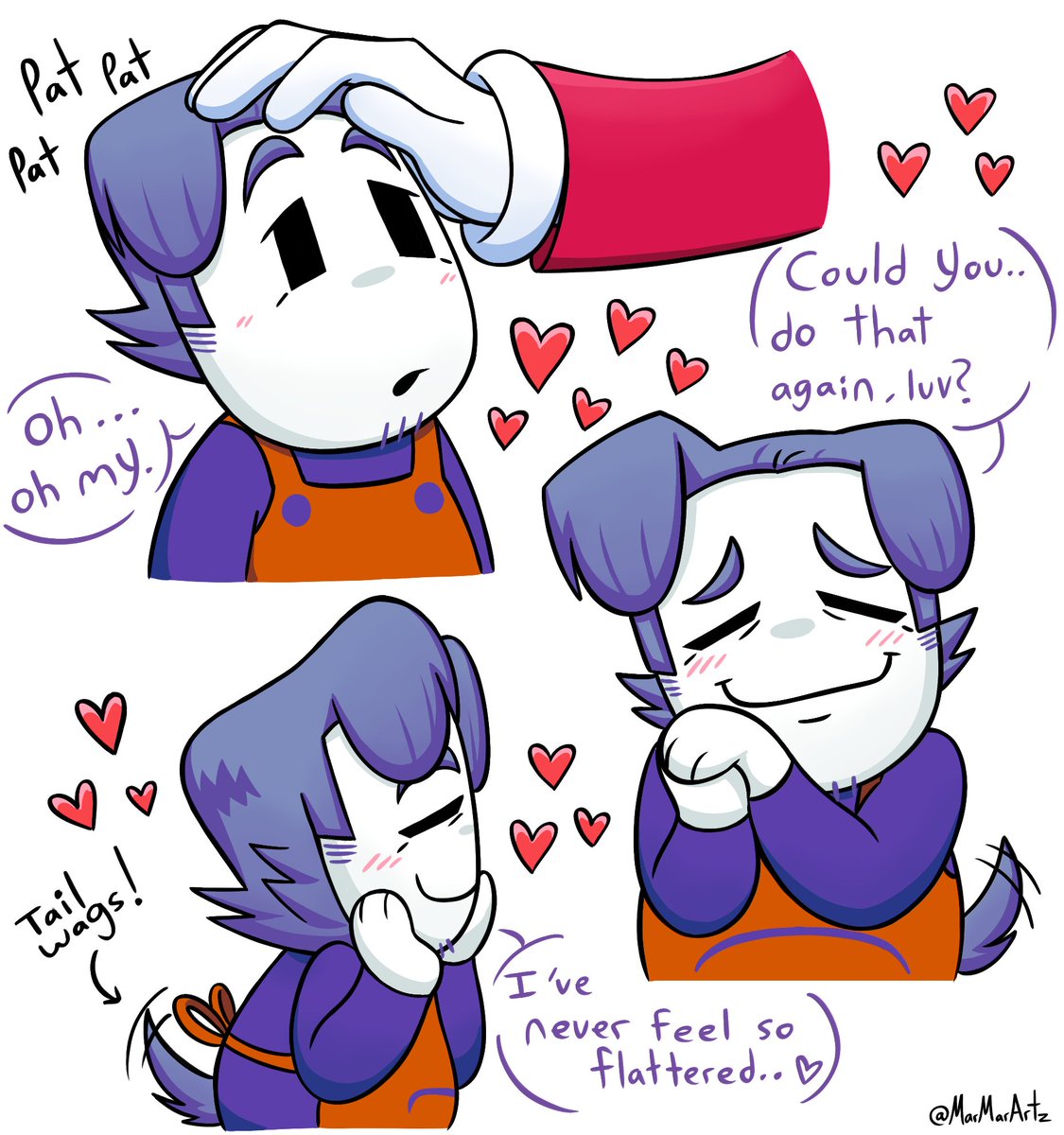 Give him more love and pets please

#ramb #DELTARUNE #rambtenna