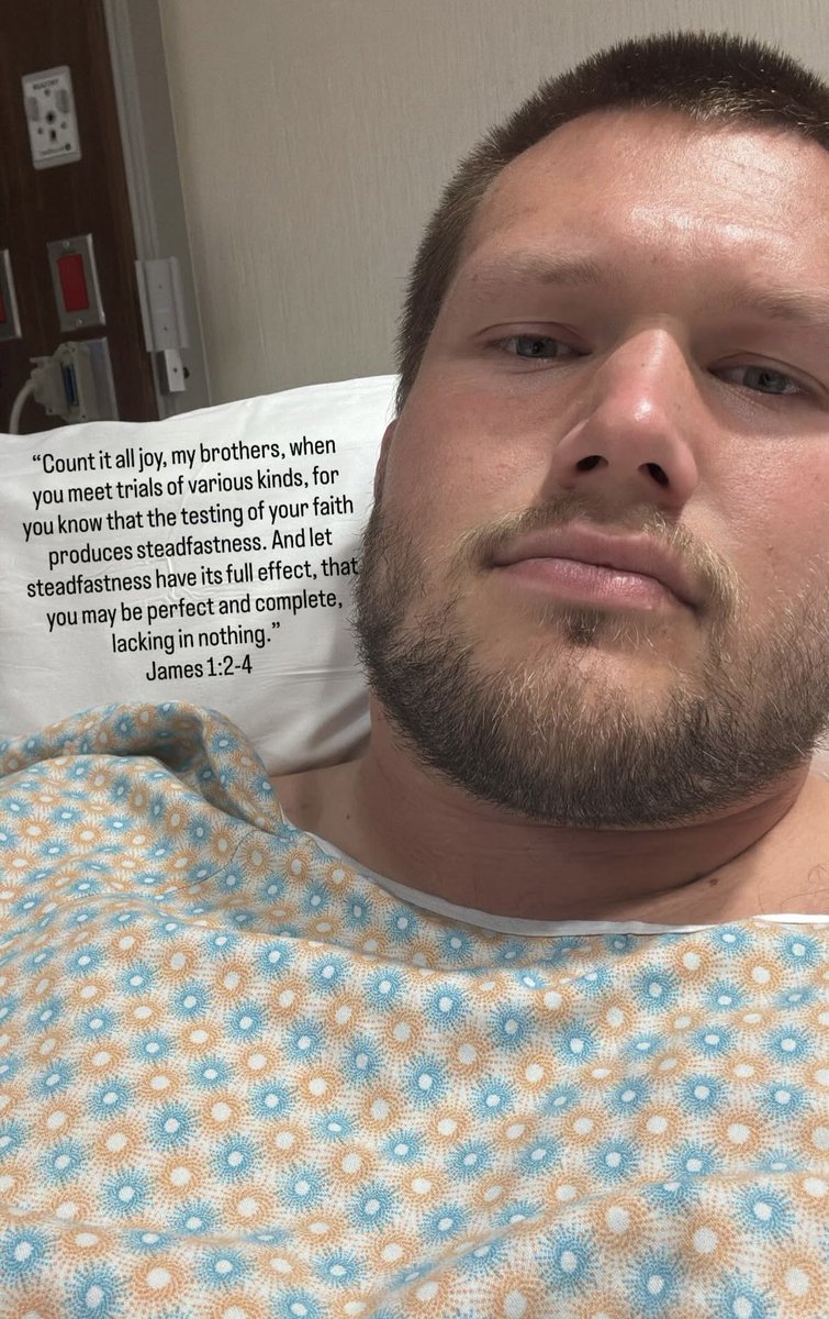 #Vikings OL Zeke Correll gives an update from the hospital, per his Instagram: