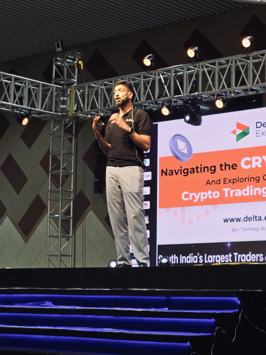 Tanmay K (@quants_capital) on Twitter photo Represented <a href="/Delta_Exchange/">Delta Exchange</a> and spoke on crypto opportunities & options strategies in crypto, especially 0DTE. Was great to see the curiosity around crypto derivatives. Represented <a href="/Delta_Exchange/">Delta Exchange</a> and spoke on crypto opportunities & options strategies in crypto, especially 0DTE. Was great to see the curiosity around crypto derivatives.