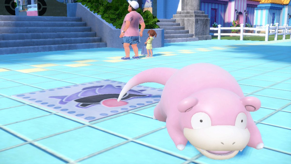 そのシェルダーはシッポ噛まないよ

ヤドン｢やあん？｣
#ヤドンの日
#ポケモンSV #ポケモン写真部