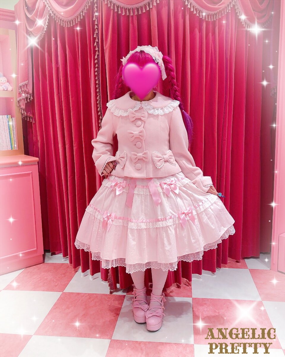 ベイビー♡ハートリボンショートコート♡ピンク♡ロリータ♡姫系