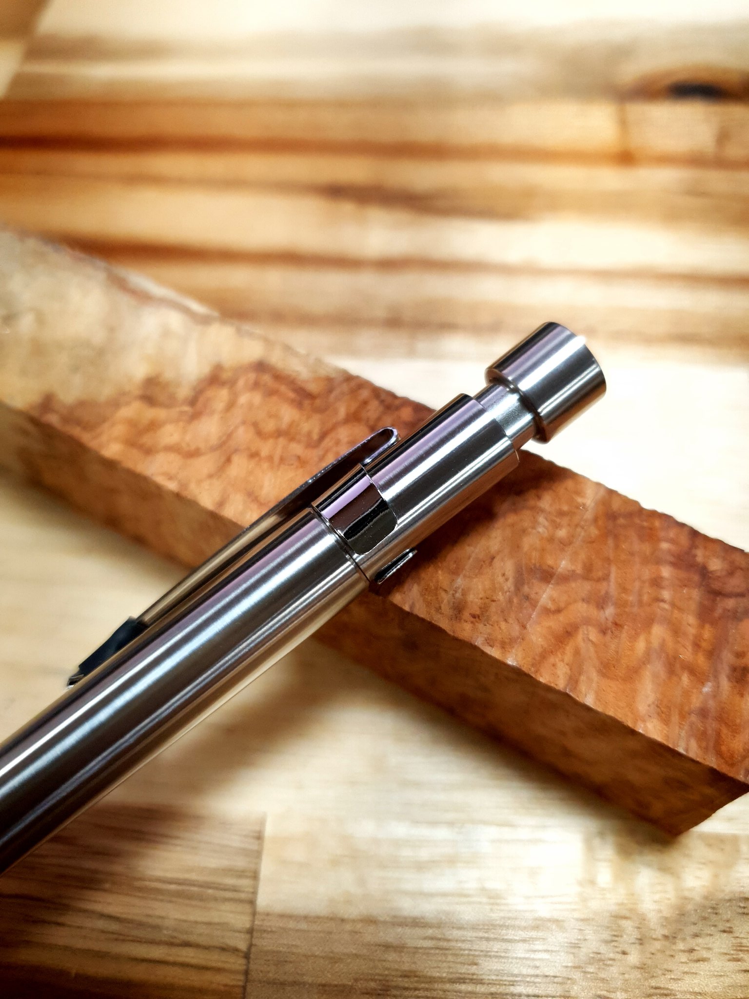 な*様 ぺんてる グラフ1000 カスタムグリップ チタン シャープタンク