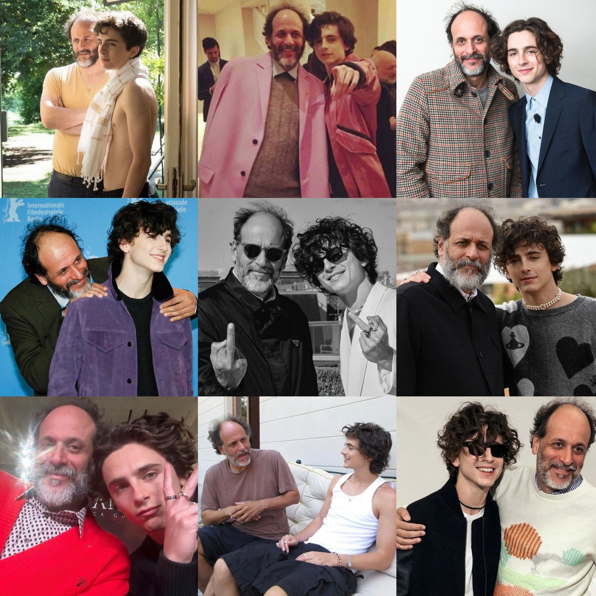 🎂 Happy birthday to one of the most important figures in Timothée's career, the iconic Luca Guadagnino!

“This man gave me a gift i’ll be thanking him for the rest of my life” - Timothée Chalamet