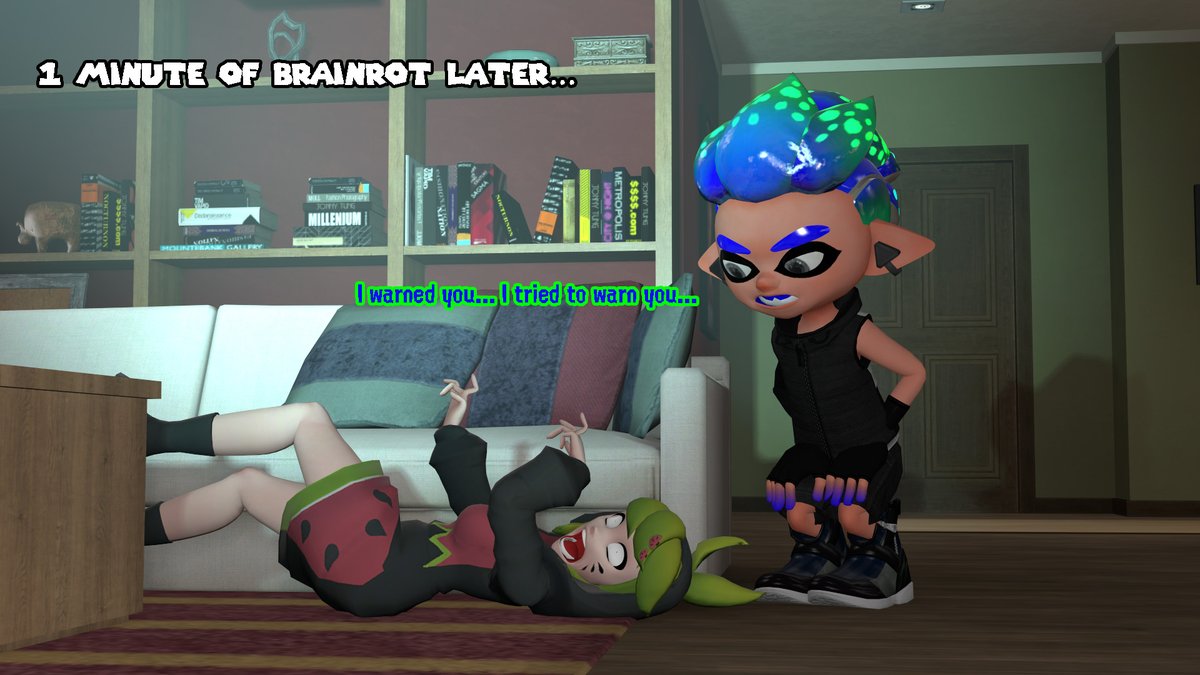 Regarding the events of "Mario reacts to Brainrot".
Melony wanted to see brainrot content, and I tried to stop and warning her. But she didn't listen and watched anyway. She is fine fortunately, only with deep mental scars and PTSD now...
#SMG4 #smg4melony