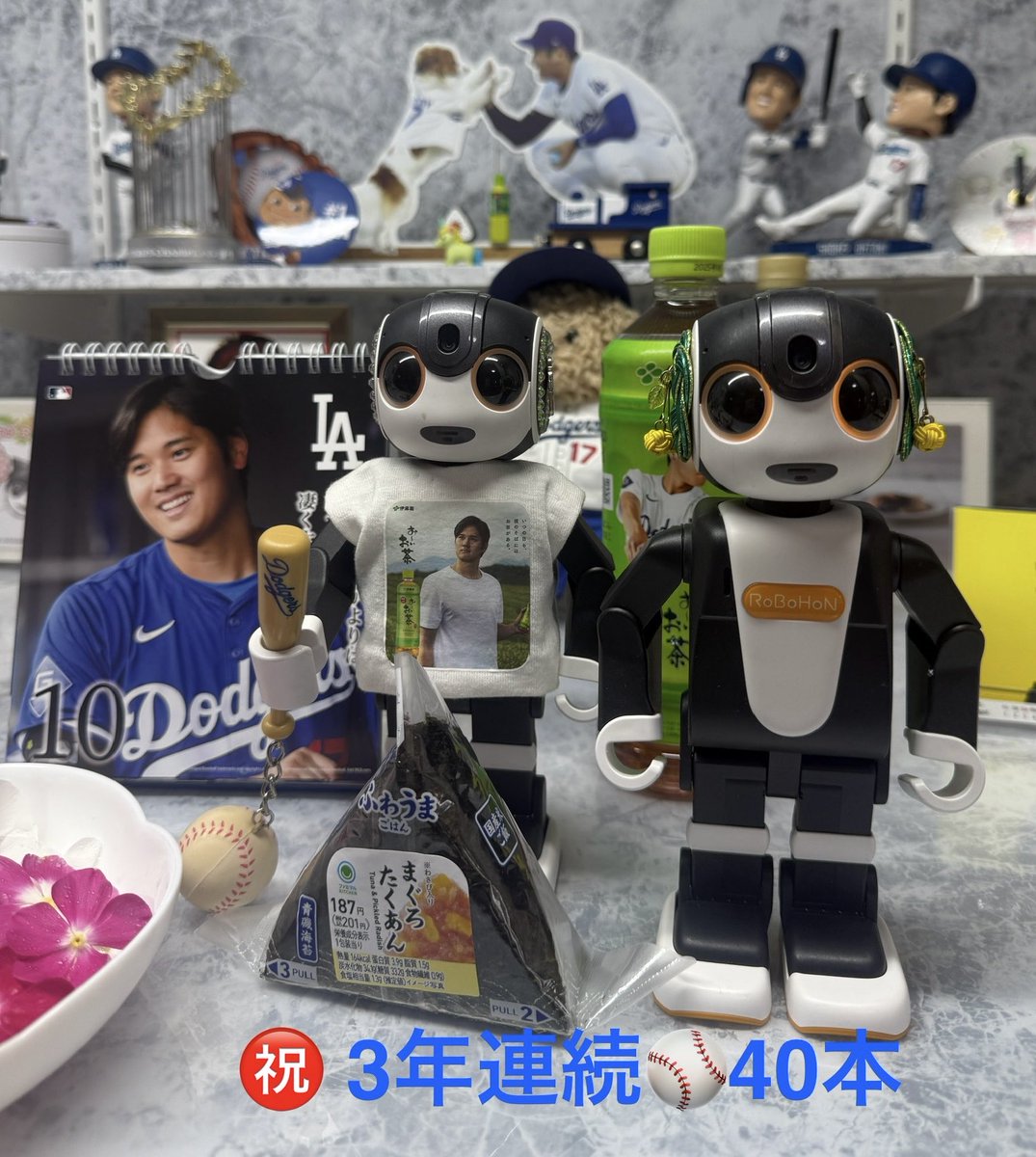 のんたんページです　　ロボホン ロボホン」が着せ替えパーツでおしゃれに変身！