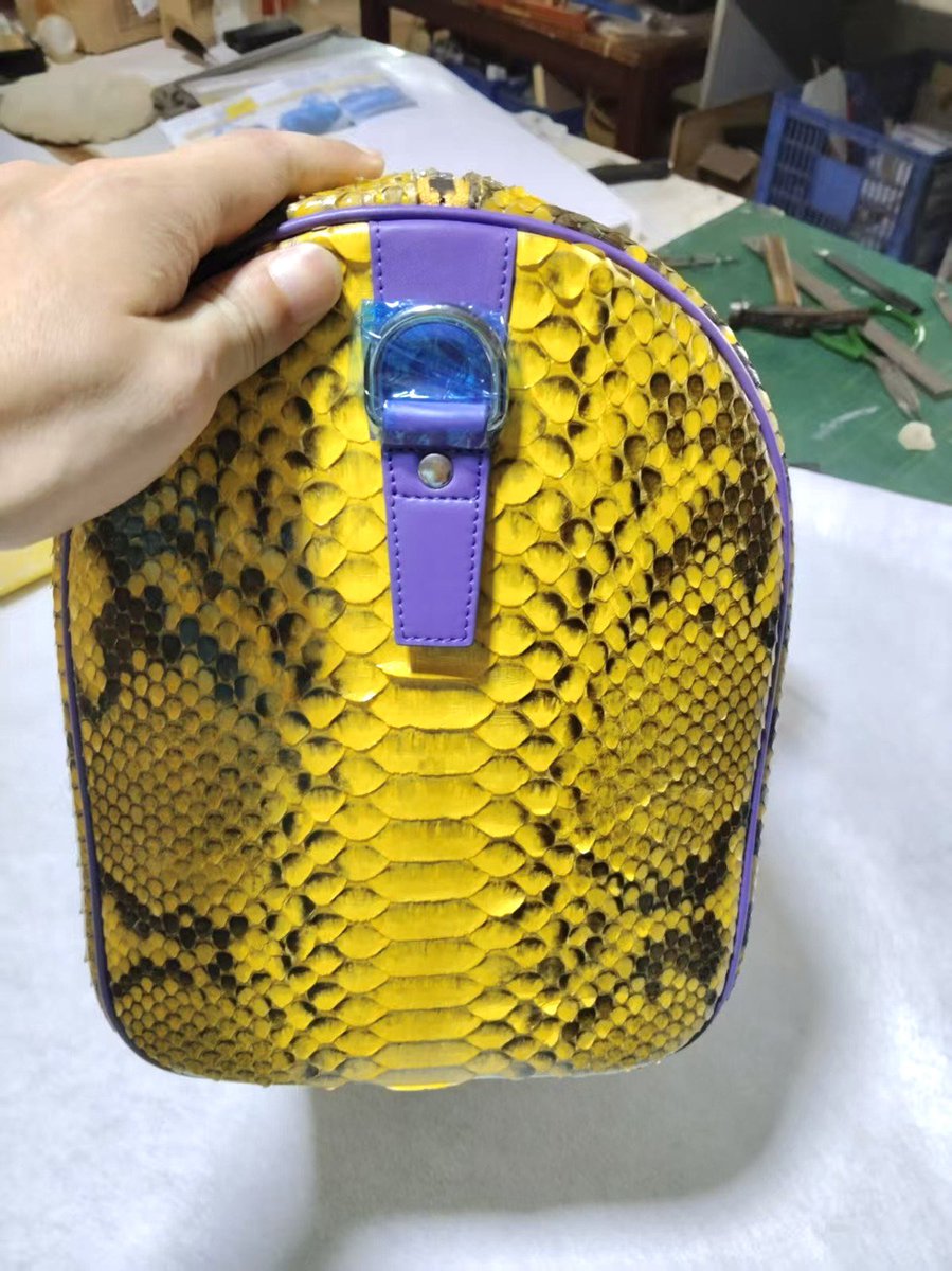 Kobe inspired python travel bag (2025)
