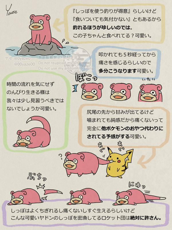 2017年にめちゃくちゃ見てもらったやつ+アニメの感想絵
#ヤドンの日 