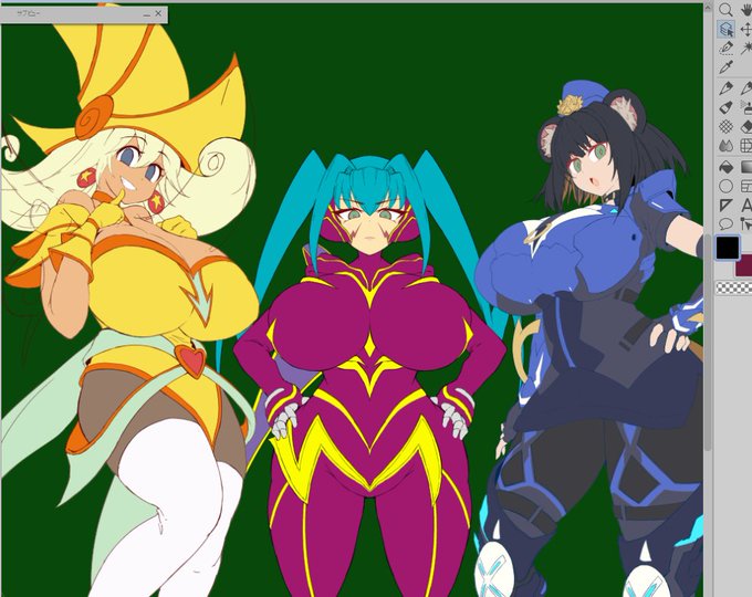 数年ぶりのskeb依頼やってます
ようやっと下塗りが出来そう 