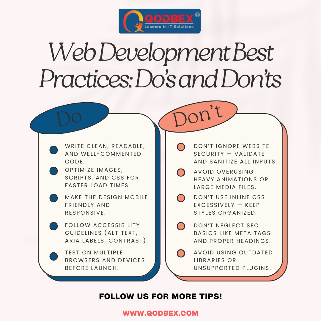 qodbex's tweet image. Build smarter. Launch faster. 🚀

QODBEX delivers secure, fast &amp;amp; mobile-friendly websites that convert.

🌐 qodbex.com

..
..

#WebDevelopment #QODBEX #WebsiteDesign #DigitalSolutions