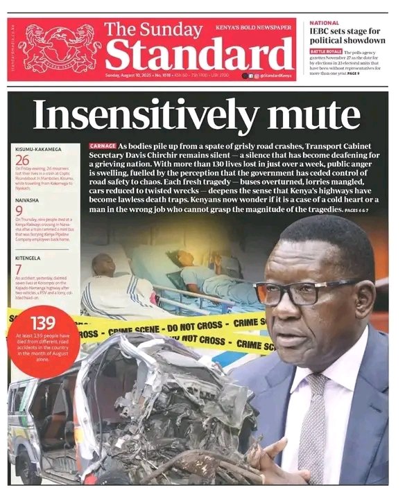 Catch up on today’s top stories from Kenya’s leading newspapers; Sunday Nation, ... 2 Catch up on today’s top stories from Kenya’s leading newspapers; Sunday Nation, ...