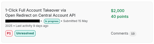 erickfernandox's tweet image. A simple open redirect can wreak havoc.

Simple open redirect -&amp;gt; misconfigured OAuth authentication flow -&amp;gt; privilege abuse using Amazon Cognito token

#bugbounty #bugcrowd
