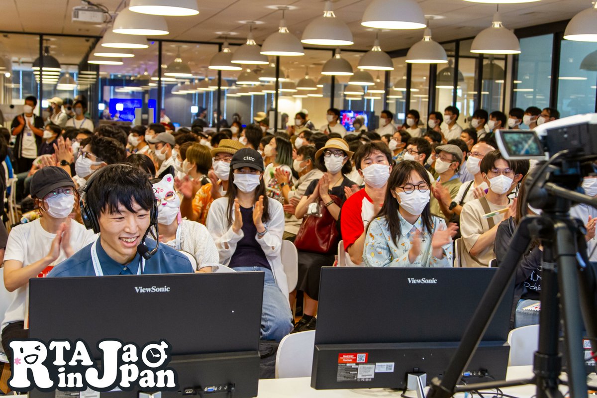 RTAinJapan's tweet photo. RTA in Japan Summer 2025 1日目の会場の様子です！

配信では伝わらない、現地の様子を写真でお届けします！
(1/2) https://t.co/MQItvYO0X7