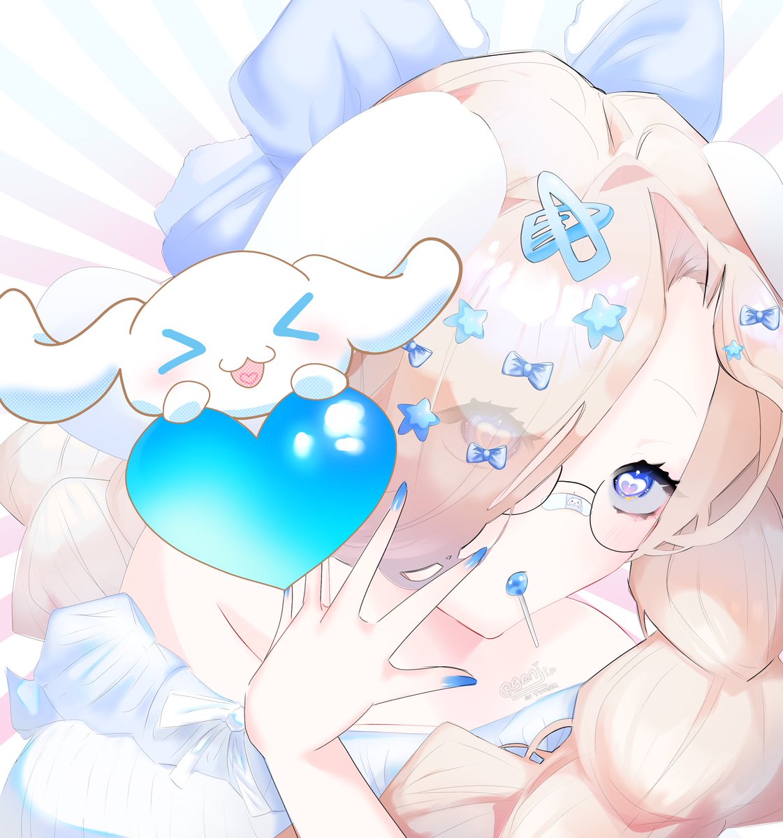 I really wish sanrio could be paired with sig characters,,,,, I took it upon myself 
#eloquentcountenance