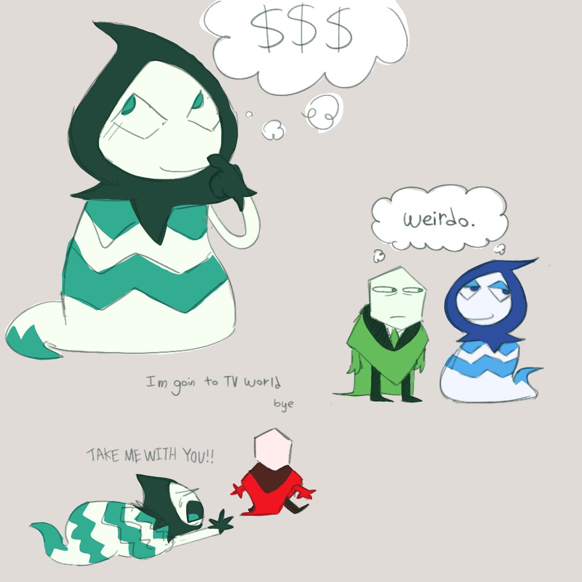 the rudinns are kinda cutesy . awww
#deltarune
