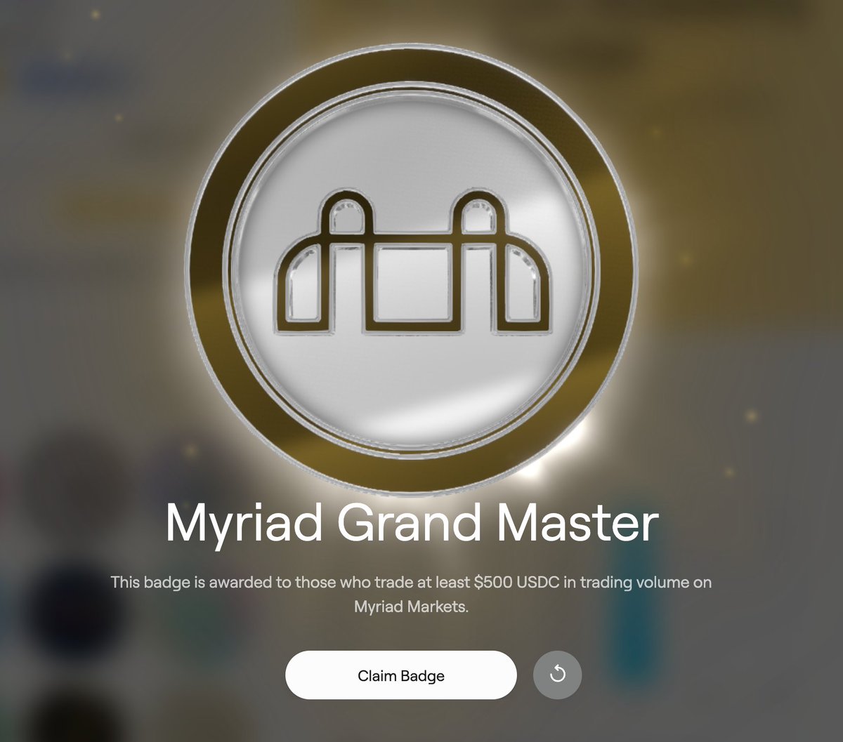 ABS的隐藏徽章 <a href="/MyriadMarkets/">MYRIAD</a>  
赚钱还拿到了徽章，舒服了舒服了舒服了舒服了舒服了舒服了舒服了舒服了舒服了舒服了