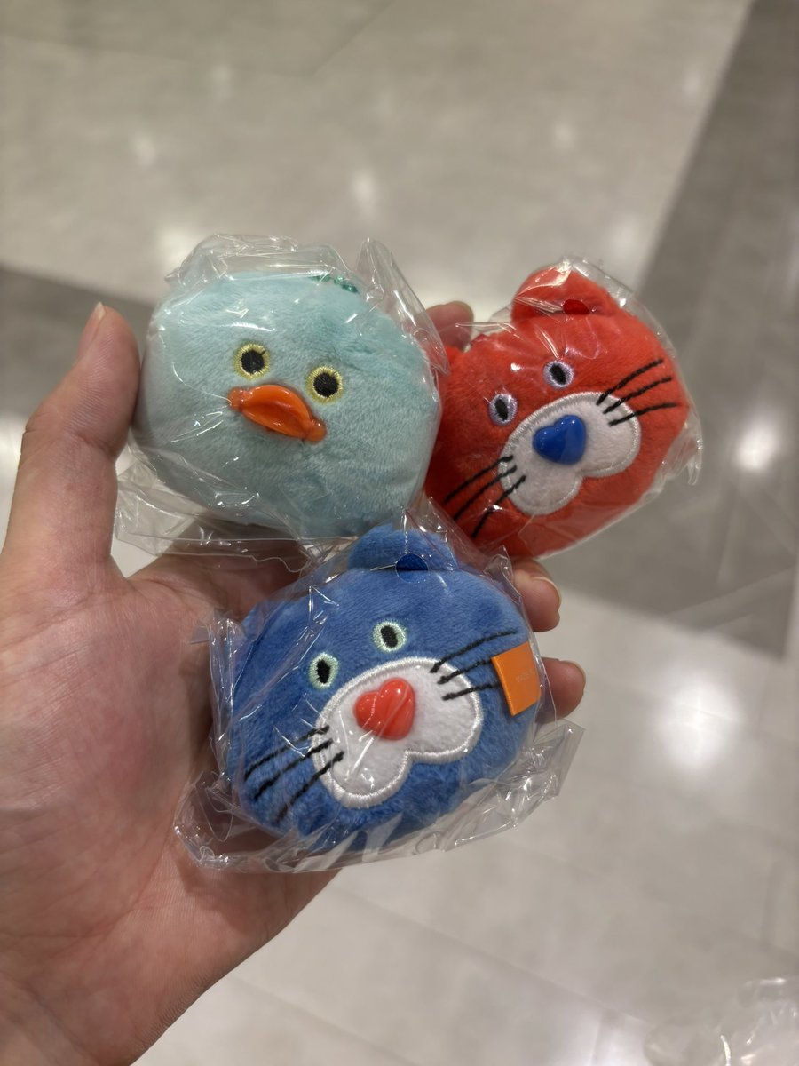 aaasan04's tweet photo. mojojojo モジョジョジョ 
フェイスマスコット　交換

譲　青ネコ　水色ヒヨコ　赤ネコ

求　💕クマ　イヌ　(クマ優先)

郵送にて交換可能な方お声掛けくださると嬉しいです！よろしくお願いします！ https://t.co/09we6rdGNT