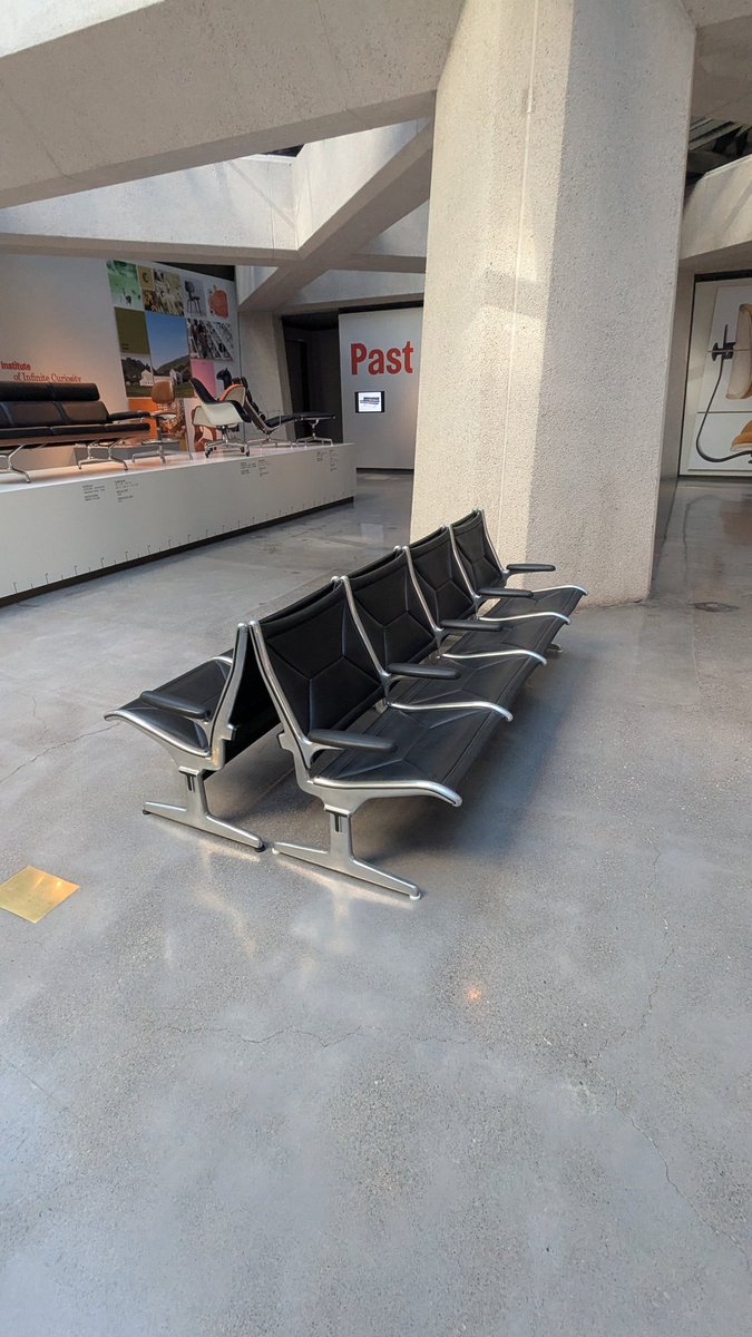 TIL that these ubiquitous airport chairs are...Eames.