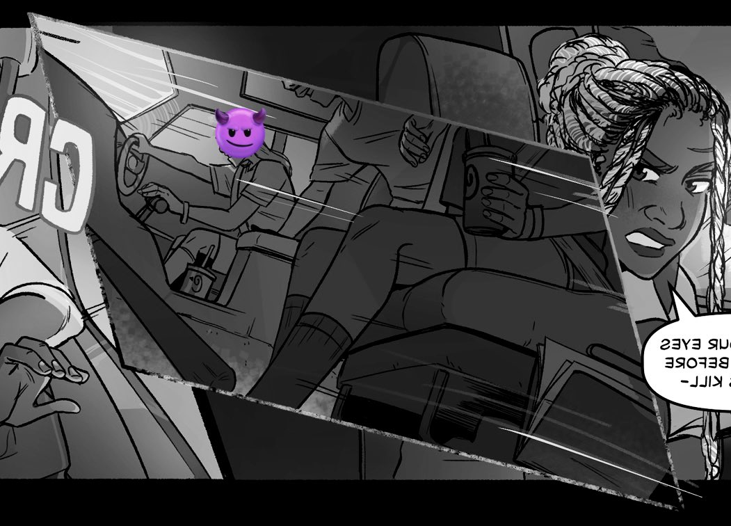 devils and comic cliffhangers 

#ComicArt #inkdrawings #sketch #digitalart