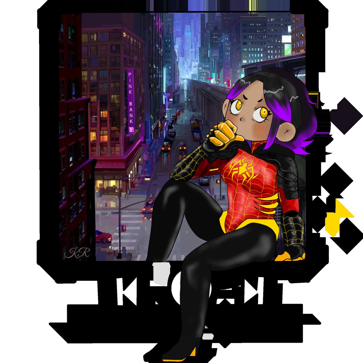 KatriinaOF's tweet photo. Arachnia X.94B
#spidersona #spiderfist #Spiderman2099 #spidershit #spiderwoman #SpiderManAcrossTheSpiderVerse https://t.co/Gn0jKDtRzz