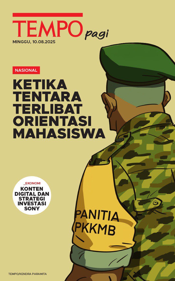 Mahasiswa menolak kehadiran perwira TNI dalam acara ospek di Universitas Mulawarman. Dianggap tidak relevan.

Pembukaan ospek mahasiswa baru di Universitas Mulawarman, Samarinda, dihadiri pemateri dari TNI.

Ratusan mahasiswa memprotes kehadiran tentara karena menganggap materi