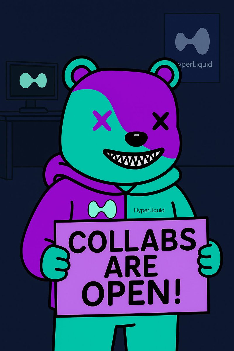 Collabs are open ‼️ <a href="/HyperliquidX/">Hyperliquid</a> 

if you have community, 
DM - If you have a community, DM me — I have a few spots available.

-Limited.

#NFTCommunity #NFTCollection #NFT #giveaways #FreeMint